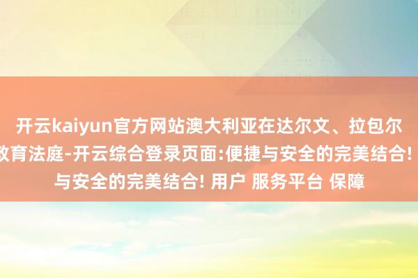 开云kaiyun官方网站澳大利亚在达尔文、拉包尔、新加坡等地接踵教育法庭-开云综合登录页面:便捷与安全的完美结合! 用户 服务平台 保障